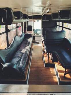 Party bus seating 